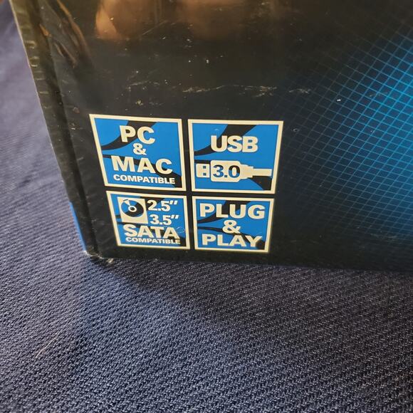 Sabrent USB 3.0 SATA Extrnl Hard Drive flat Docking Station - Picture 3 of 10